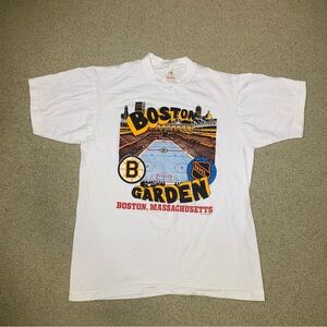 Vintage 1988 Fruit Of The Loom Boston Bruins Garden T-Shirt Men’s Size Large